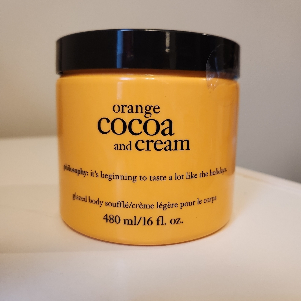 Philosophy Orange Cocoa & Cream Body Souffle, 16 oz. - New, Unopened